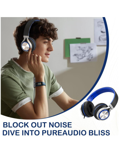 Auriculares con cable USB Tipo C Yoygerty 40mm sonido Hi-Fi