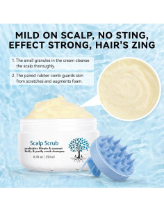 Exfoliante para Cuero Cabelludo Mokasakiso 240g - Limpieza Profunda 2