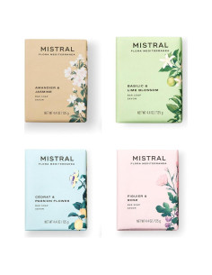 Conjunto de Jabones Flora Mediterranea Mistral - 4 Fragancias