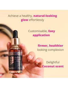 Suero Bronceador Facial Skinny Tan Notox - Colágeno Vegano 28.35 g 2