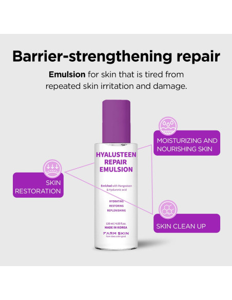 Emulsión Reparadora Hidratante Facial Farmskin Hyalusteen 120ml Emulsión Reparadora Hidratante Facial Farmskin Hyalusteen 120ml
