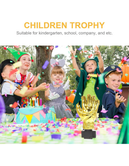 Trofeo Didiseaon de Portero en Forma de Guante Dorado 26.5 cm Trofeo Didiseaon de Portero en Forma de Guante Dorado 26.5 cm