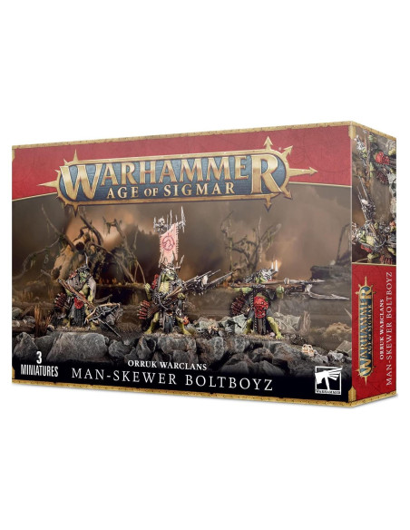 Warhammer AoS Clanes de Guerra Orruk - Miniaturas sin Pintar Warhammer AoS Clanes de Guerra Orruk - Miniaturas sin Pintar