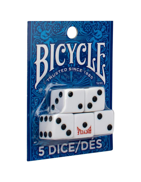 Set de Dados Bicycle 5 unidades - Calidad Premium Set de Dados Bicycle 5 unidades - Calidad Premium