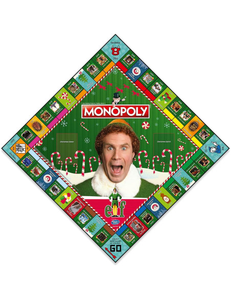 Juego de Mesa Monopoly Elf Winning Moves, 2-6 Jugadores Juego de Mesa Monopoly Elf Winning Moves, 2-6 Jugadores