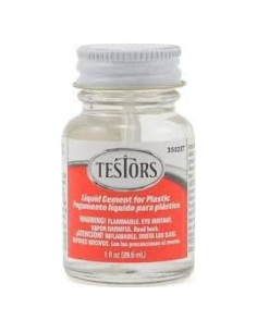 Cemento Líquido Testors para Plásticos 29.57 ml