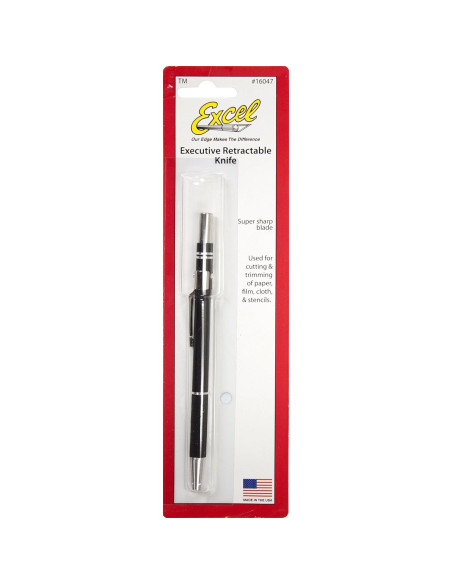 Cuchillo de Hobby Excel Blades K47 Retráctil 22.86cm Cuchillo de Hobby Excel Blades K47 Retráctil 22.86cm