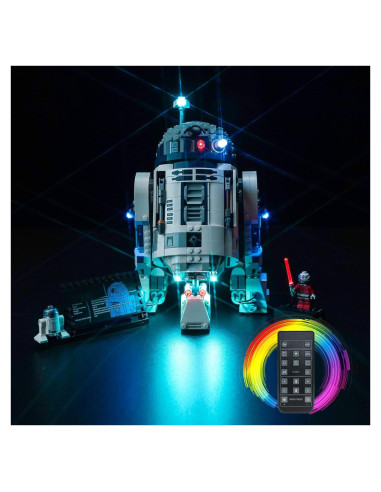 Kit de Luz LED VONADO para LEGO R2-D2 75379 - Solo Luz