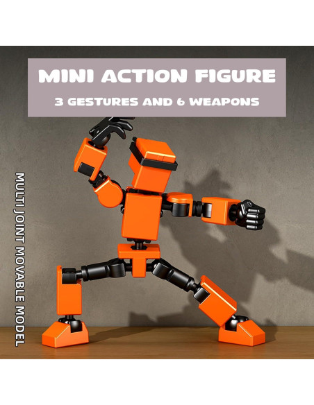 Juego de 4 Figuras de Acción T13 - Anime Robot Articuladas Juego de 4 Figuras de Acción T13 - Anime Robot Articuladas