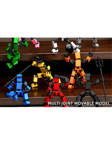 Juego de 4 Figuras de Acción T13 - Anime Robot Articuladas