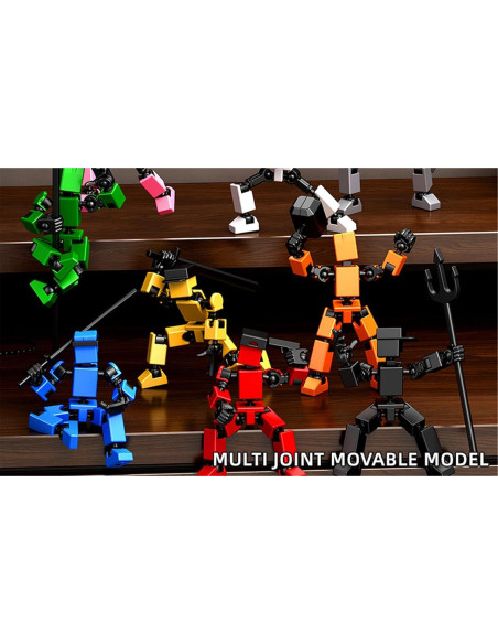 Juego de 4 Figuras de Acción T13 - Anime Robot Articuladas Juego de 4 Figuras de Acción T13 - Anime Robot Articuladas