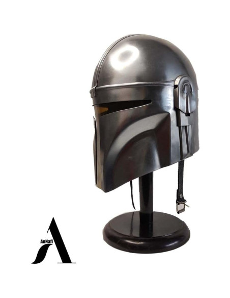 Casco Mandaloriano AnNafi de Acero Suave para Cosplay Casco Mandaloriano AnNafi de Acero Suave para Cosplay