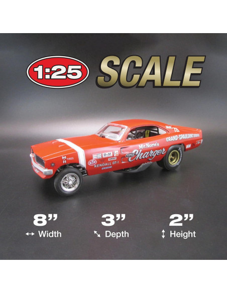 Kit de Modelo a Escala 1:25 Polar Lights 1969 Dodge Charger Sr. Norm Kit de Modelo a Escala 1:25 Polar Lights 1969 Dodge Charger Sr. Norm