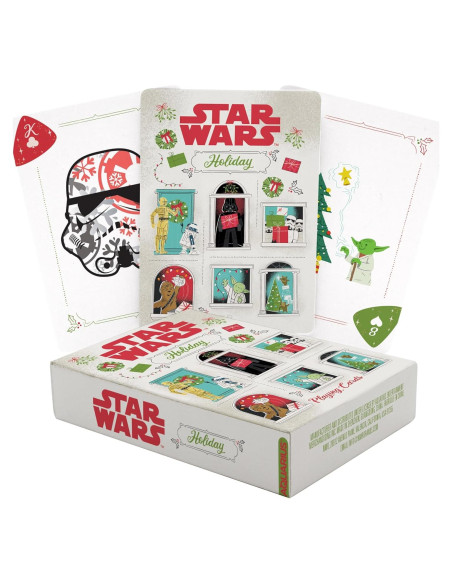Mazo de Tarjetas de Juego de Navidad Star Wars AQUARIUS Mazo de Tarjetas de Juego de Navidad Star Wars AQUARIUS