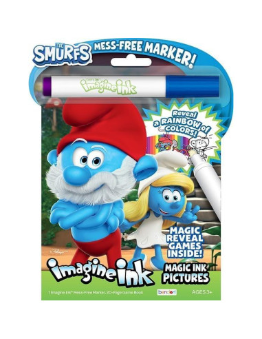 Conjunto de Libros para Colorear Pitufo Nickelodeon - Actividades y Stickers