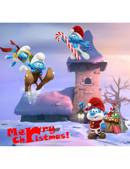 Calendario de Adviento Smurfs 2025 - 12 Figuras + 12 Regalos Calendario de Adviento Smurfs 2025 - 12 Figuras + 12 Regalos