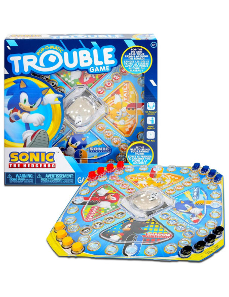Juego de Mesa Pop Up Sonic the Hedgehog - Para Niños 5+ Juego de Mesa Pop Up Sonic the Hedgehog - Para Niños 5+