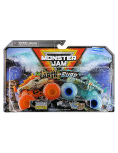 Monster Jam Paquete Doble Camiones Horse Power y Aqua Stallion