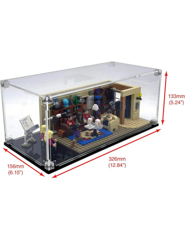 Caja de Exhibición Acrílica para LEGO 21302 Big Bang