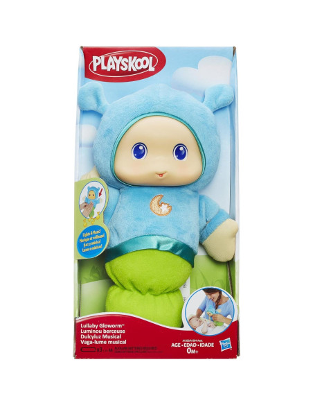 Juguete Gloworm Lullaby Playskool 6 melodías cuna azul Juguete Gloworm Lullaby Playskool 6 melodías cuna azul