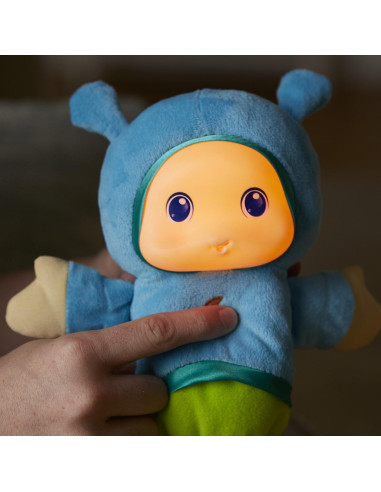 Juguete Gloworm Lullaby Playskool 6 melodías cuna azul
