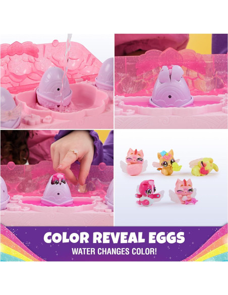 Hatchimals Alive Cartón de Huevo Splash Arcoíris con 5 Figuras Hatchimals Alive Cartón de Huevo Splash Arcoíris con 5 Figuras