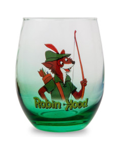 Vaso de vino sin tallo Disney Robin Hood 591 ml verde 2