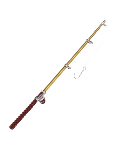 Mini Caña de Pescar para Casa de Muñecas Toddmomy 31.75cm