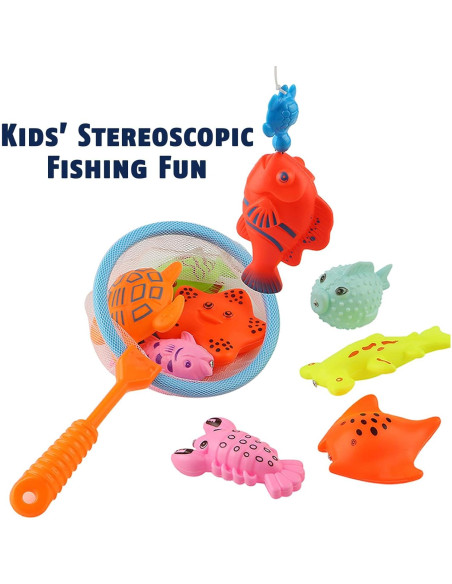 Juguete de Baño Educativo CozyBomB | Juego de Pesca 15 Peces Juguete de Baño Educativo CozyBomB | Juego de Pesca 15 Peces