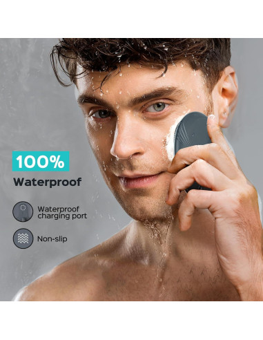 Cepillo Facial COSLUS Silicona Portátil Impermeable 5 Modos