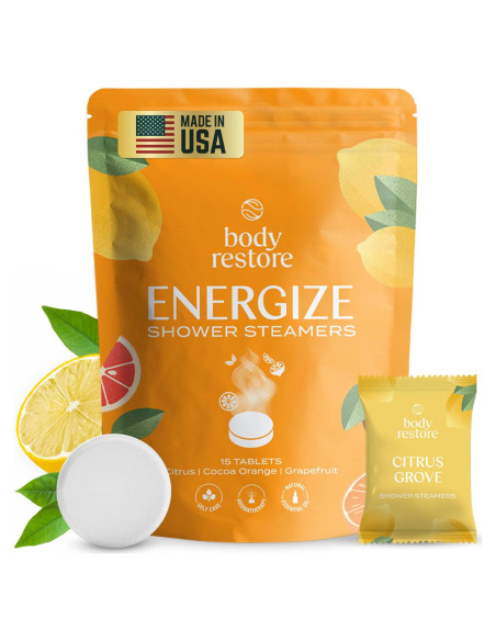 Cápsulas de Vapor de Ducha Aromaterapia Body Restore 15 Pack Cápsulas de Vapor de Ducha Aromaterapia Body Restore 15 Pack