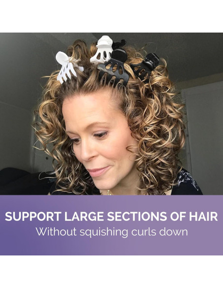 Pinzas de Garra Curl Keeper para Cabello Grueso y Fino - Paquete de 12 Pinzas de Garra Curl Keeper para Cabello Grueso y Fino - Paquete de 12