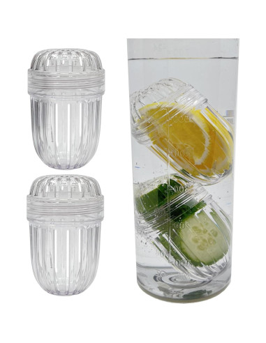 Infusores de Frutas Della Stella para Botellas Boca Ancha - 2 Piezas