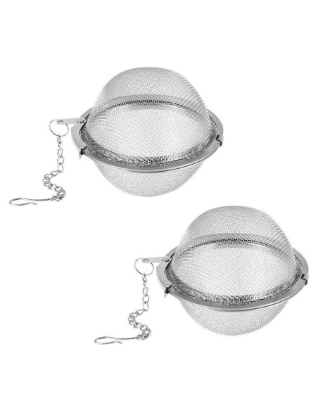 Infusor de Té GOLF 2 Piezas Acero Inoxidable 8.9 cm Infusor de Té GOLF 2 Piezas Acero Inoxidable 8.9 cm
