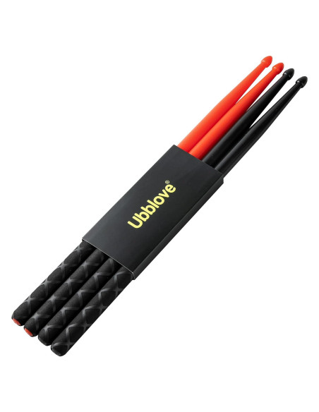 Baquetas de Nylon Tamaño 40.6cm 2 pares Antideslizantes Baquetas de Nylon Tamaño 40.6cm 2 pares Antideslizantes