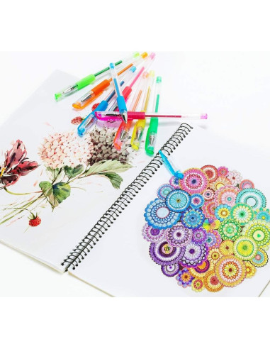 Bolígrafos de Gel Aen Art 30 Colores Punta Fina 0.5cm