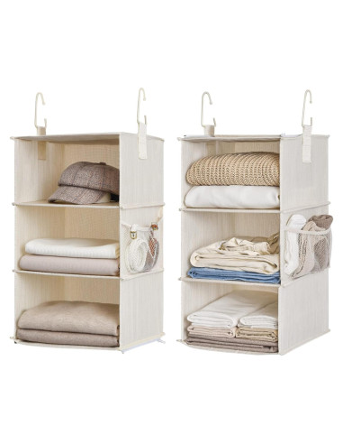 Organizador de Closet StorageWorks 6 Estantes Colgantes 30x30x122 cm