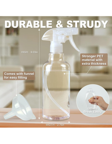 Botellas de Spray de Plástico Airbee 500 ml Paquete de 2