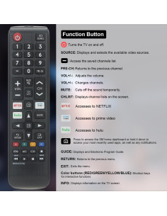 Control Remoto Universal Samsung BN59-01315A para Televisores 2