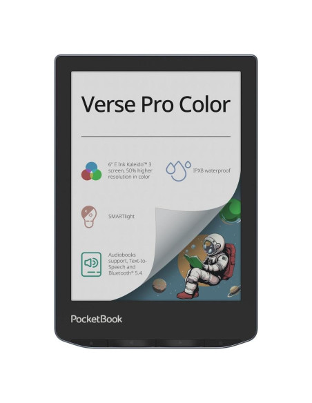 PocketBook Verse Pro Color 6" e-Reader E Ink Kaleido 3 PocketBook Verse Pro Color 6" e-Reader E Ink Kaleido 3