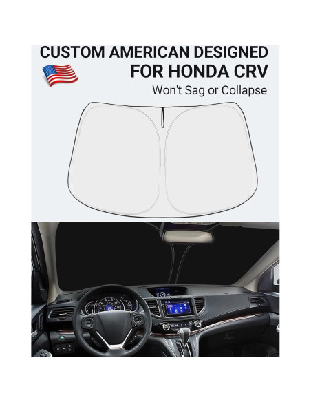 Parasol de Parabrisas Proadsy para Honda CRV 2012-2016 Parasol de Parabrisas Proadsy para Honda CRV 2012-2016