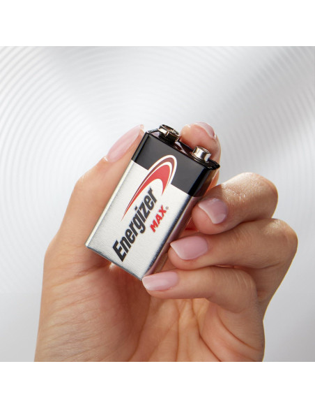 Baterías Alcalinas Energizer MAX 9V - Paquete de 2 Unidades Baterías Alcalinas Energizer MAX 9V - Paquete de 2 Unidades