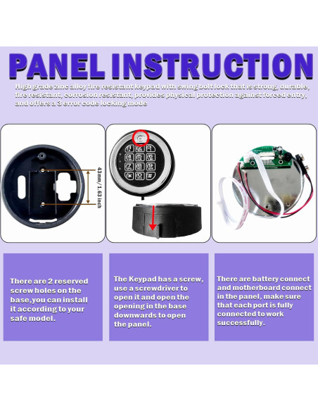 Cerradura Electrónica de Palanca WAH LIN WL017SB Cromada 5 Códigos Cerradura Electrónica de Palanca WAH LIN WL017SB Cromada 5 Códigos
