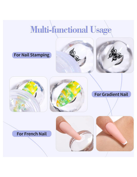 Kit de Sellos de Uñas Born Pretty 6PCS para Manicura Francesa Kit de Sellos de Uñas Born Pretty 6PCS para Manicura Francesa
