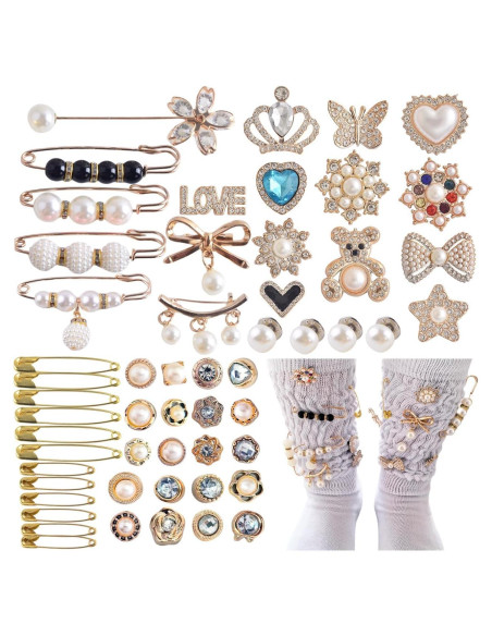 KJML DIY Charms para Calcetines 55 Piezas Accesorios KJML DIY Charms para Calcetines 55 Piezas Accesorios