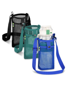 Soporte para Botellas de Agua HTZNHXT 3 Piezas Correa Ajustable