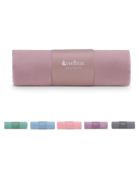 Toalla de Mano de Microfibra WellRox - Antideslizante Rosa 67x41cm Toalla de Mano de Microfibra WellRox - Antideslizante Rosa 67x41cm