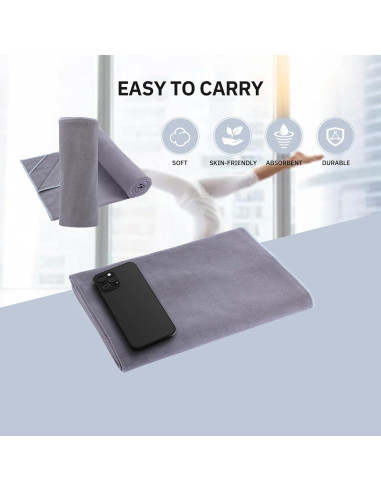 Toalla de Yoga Caliente Xoofewal 72x25 cm Antideslizante