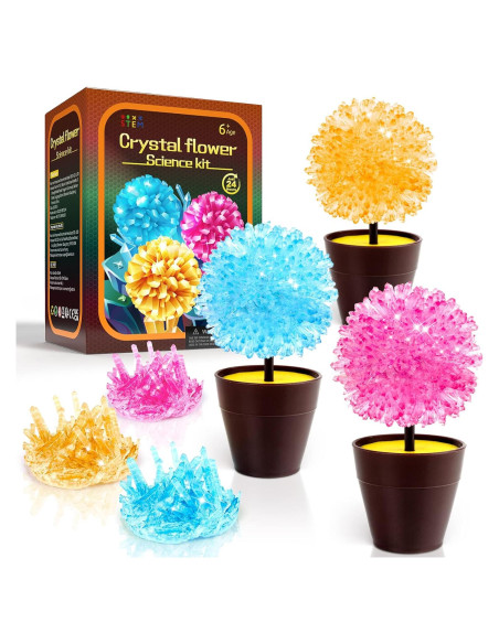 Kit de Crecimiento de Cristales GobiDex para Niños 6-12 Años Kit de Crecimiento de Cristales GobiDex para Niños 6-12 Años