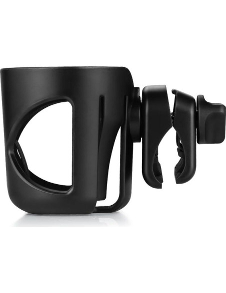 Soporte para Taza Accmor Universal Negro para Cochecito y Bicicleta Soporte para Taza Accmor Universal Negro para Cochecito y Bicicleta